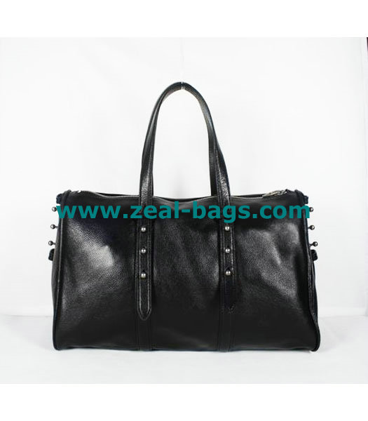 AAA Replica Alexander Wang Black Leather Shoulder Bag - Click Image to Close